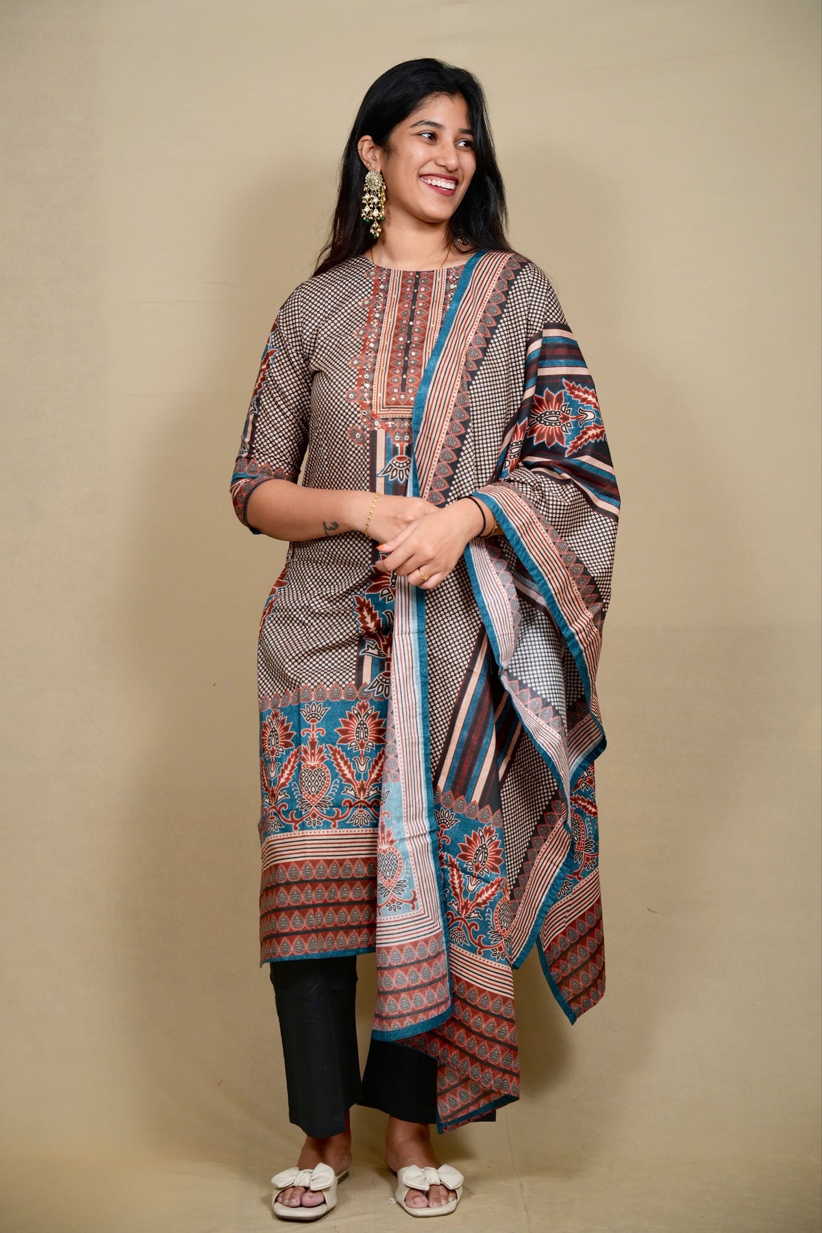 Digital printed cotton 3pc set