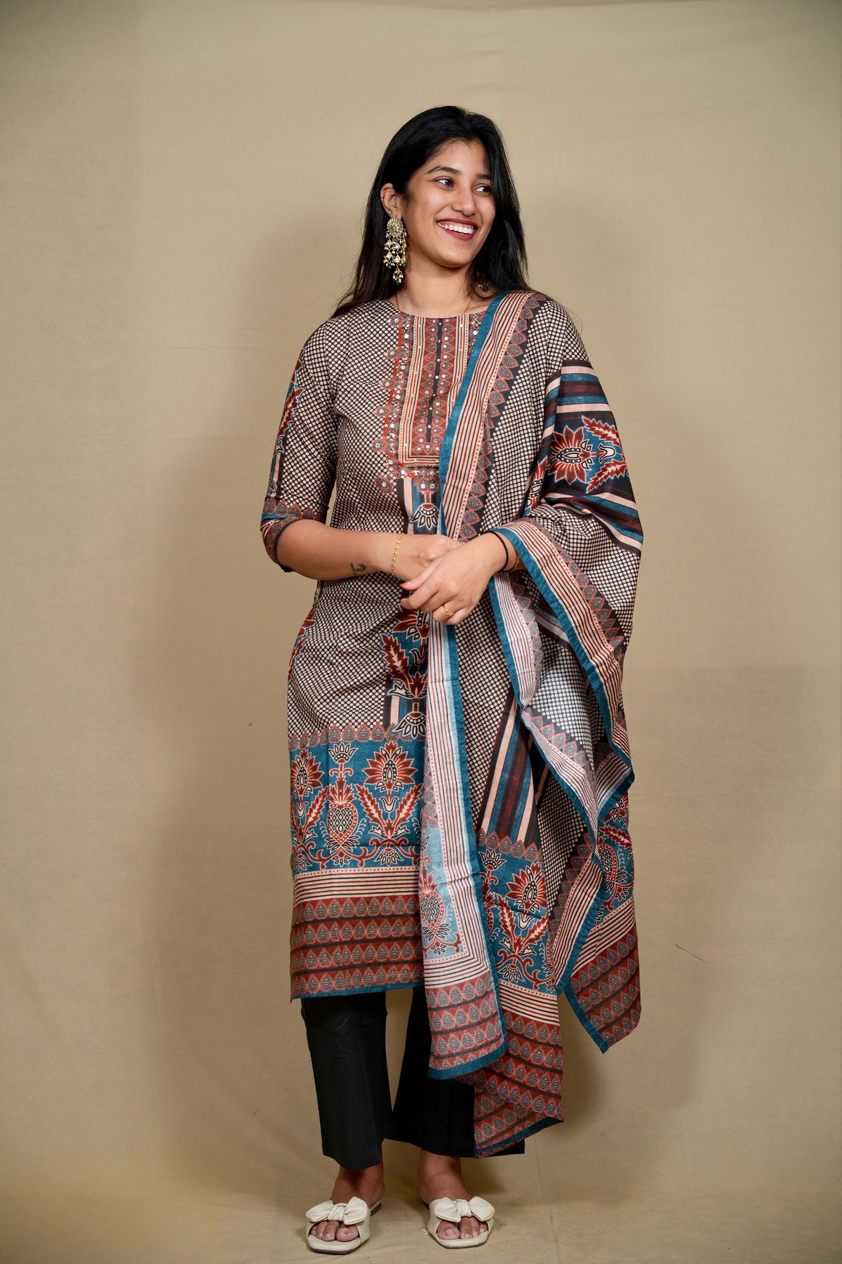 Digital printed cotton 3pc set