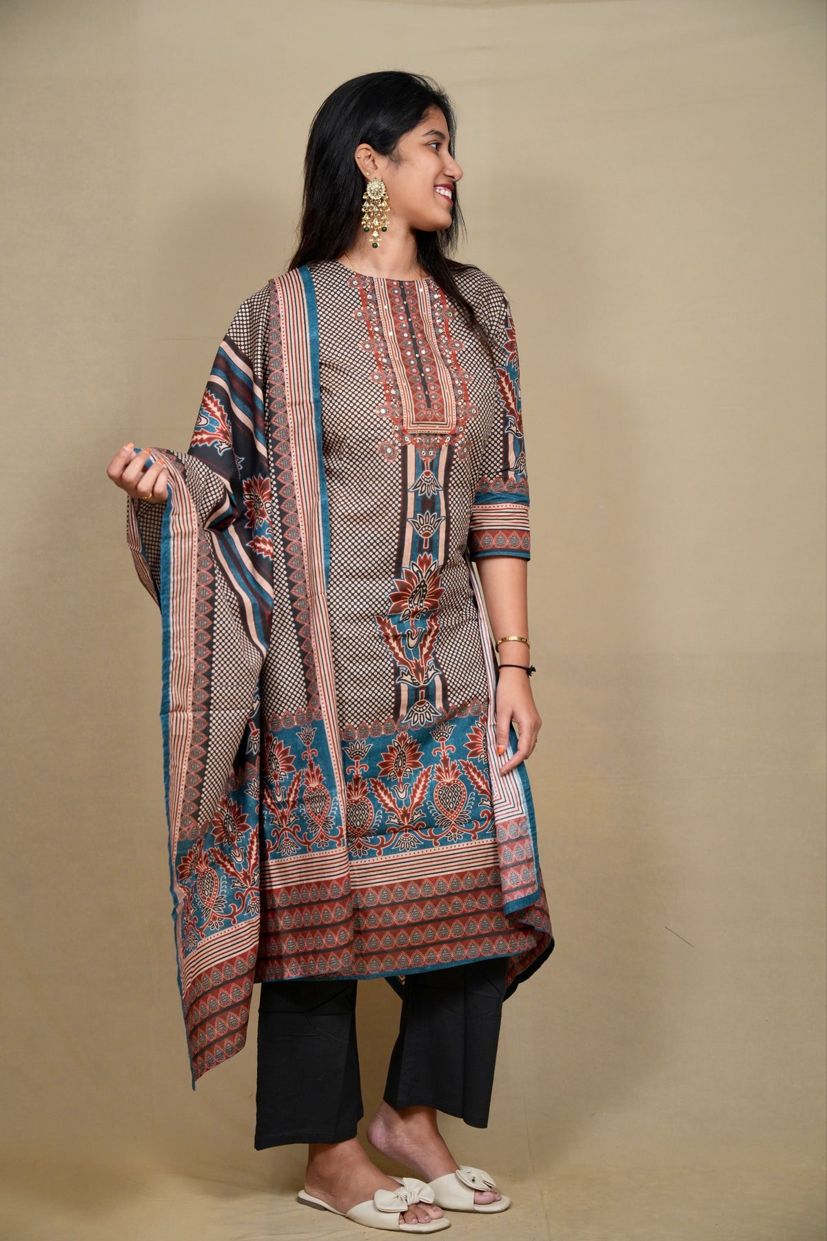 Digital printed cotton 3pc set