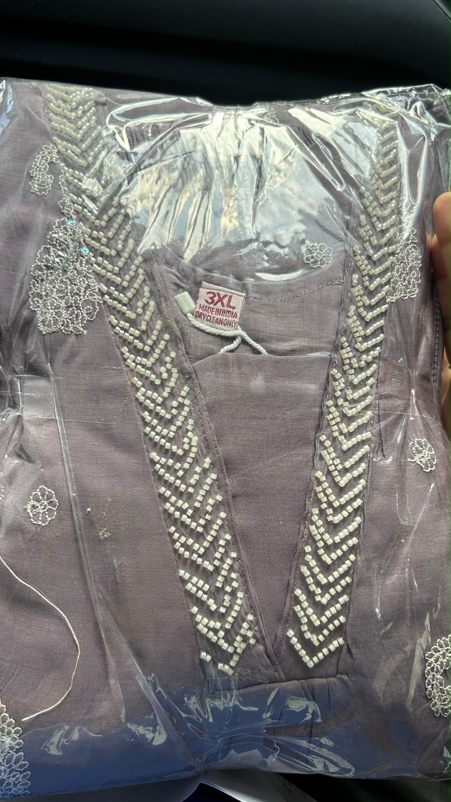Mul chanderi Lavender 3PC set