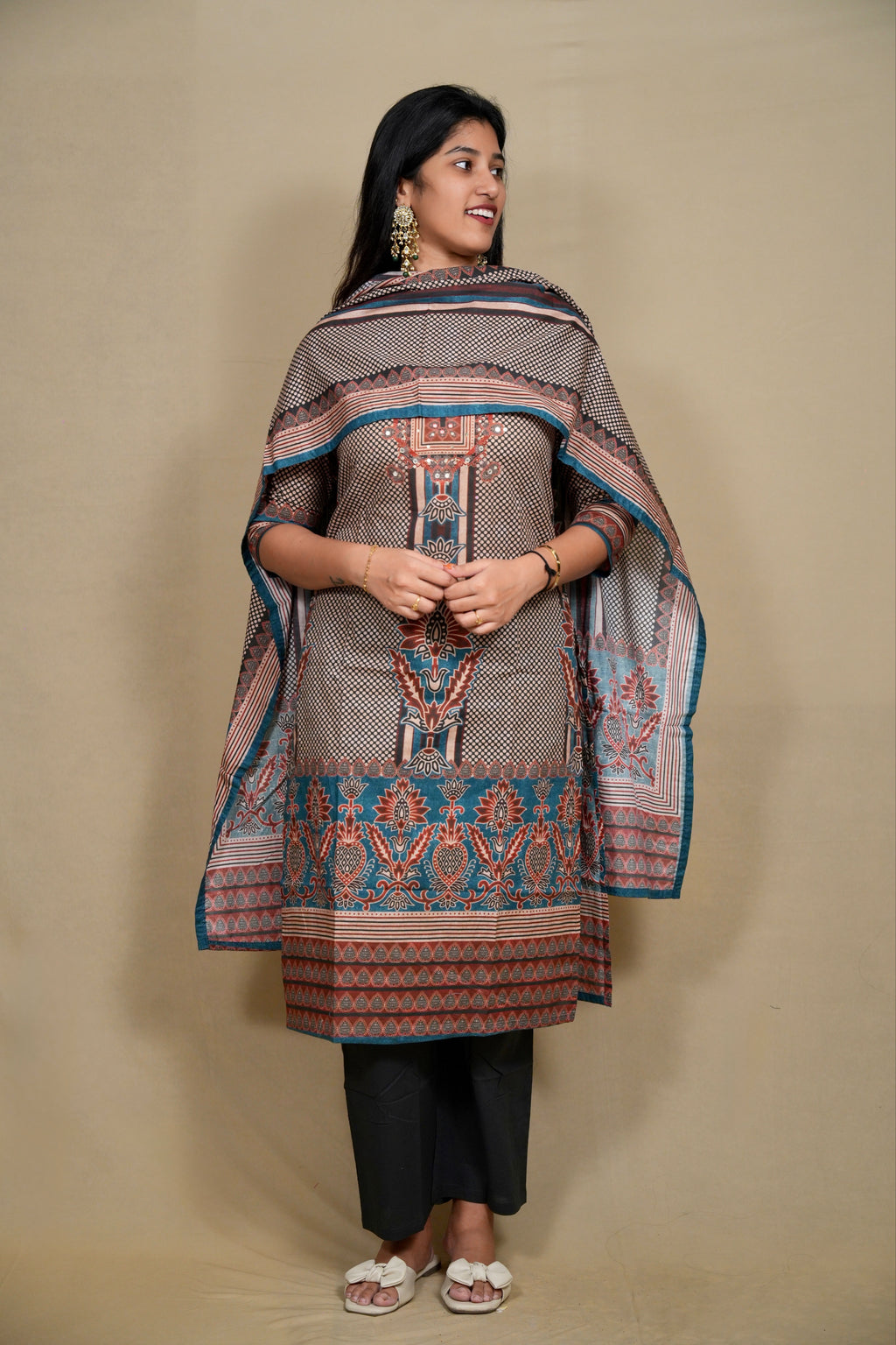 Digital printed cotton 3pc set