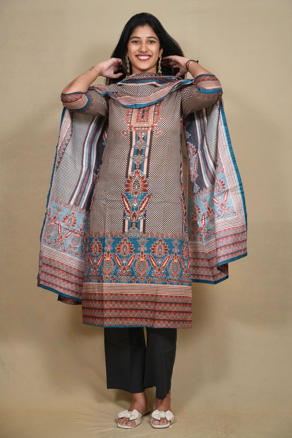 Digital printed cotton 3pc set