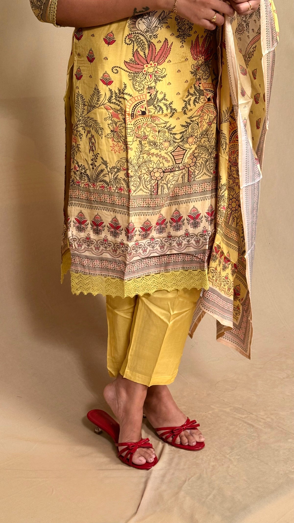 Cotton silk 3pc set