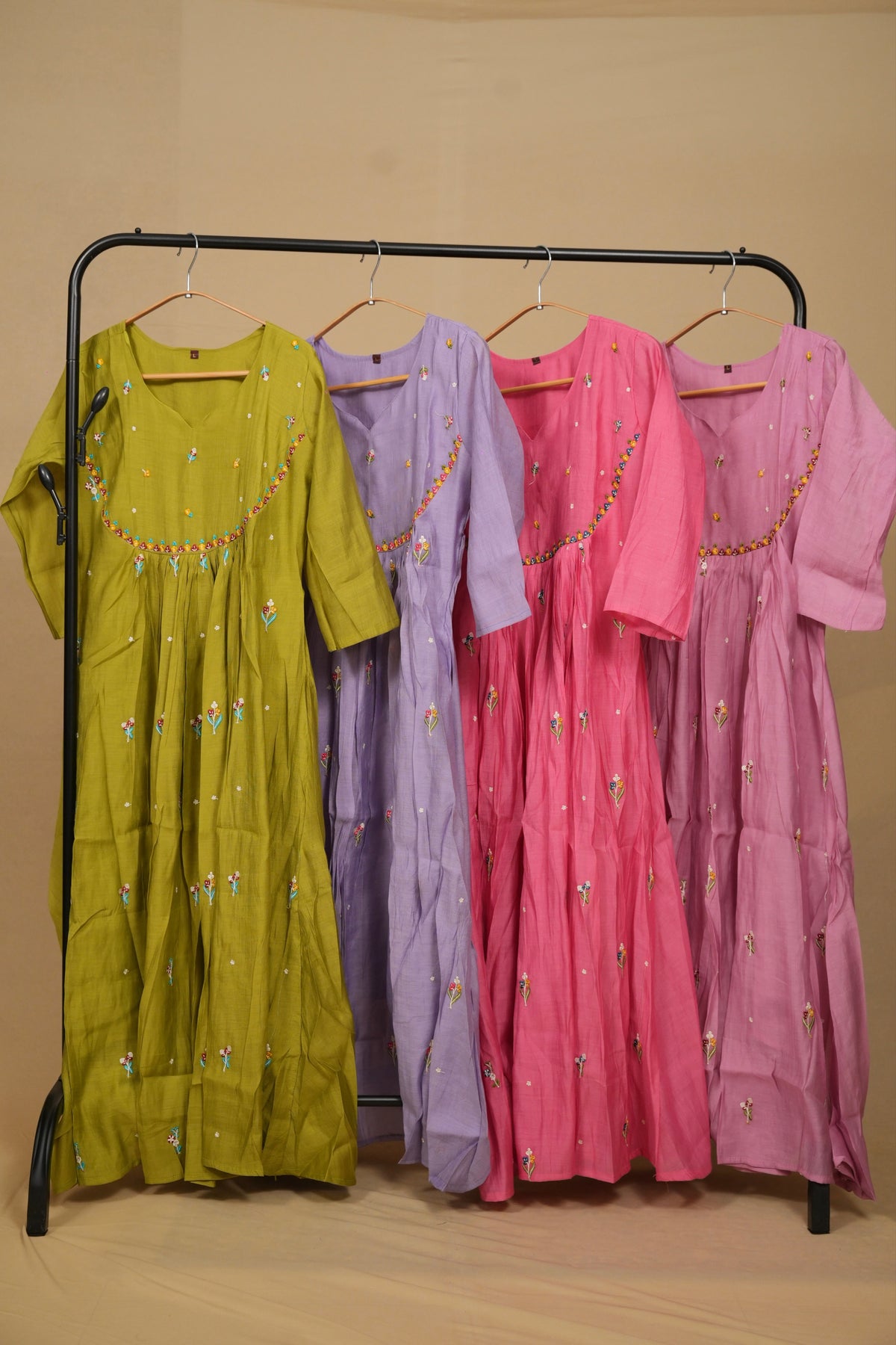 Embroidered umbrella tops